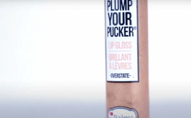 The Balm Plump Your Pucker Lip Gloss Try On