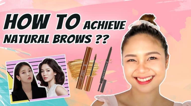 How to do straight natural brows